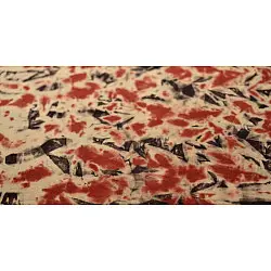 Clamp Dye . Natural Color Cotton Fabric ~ 20 { Per meter }